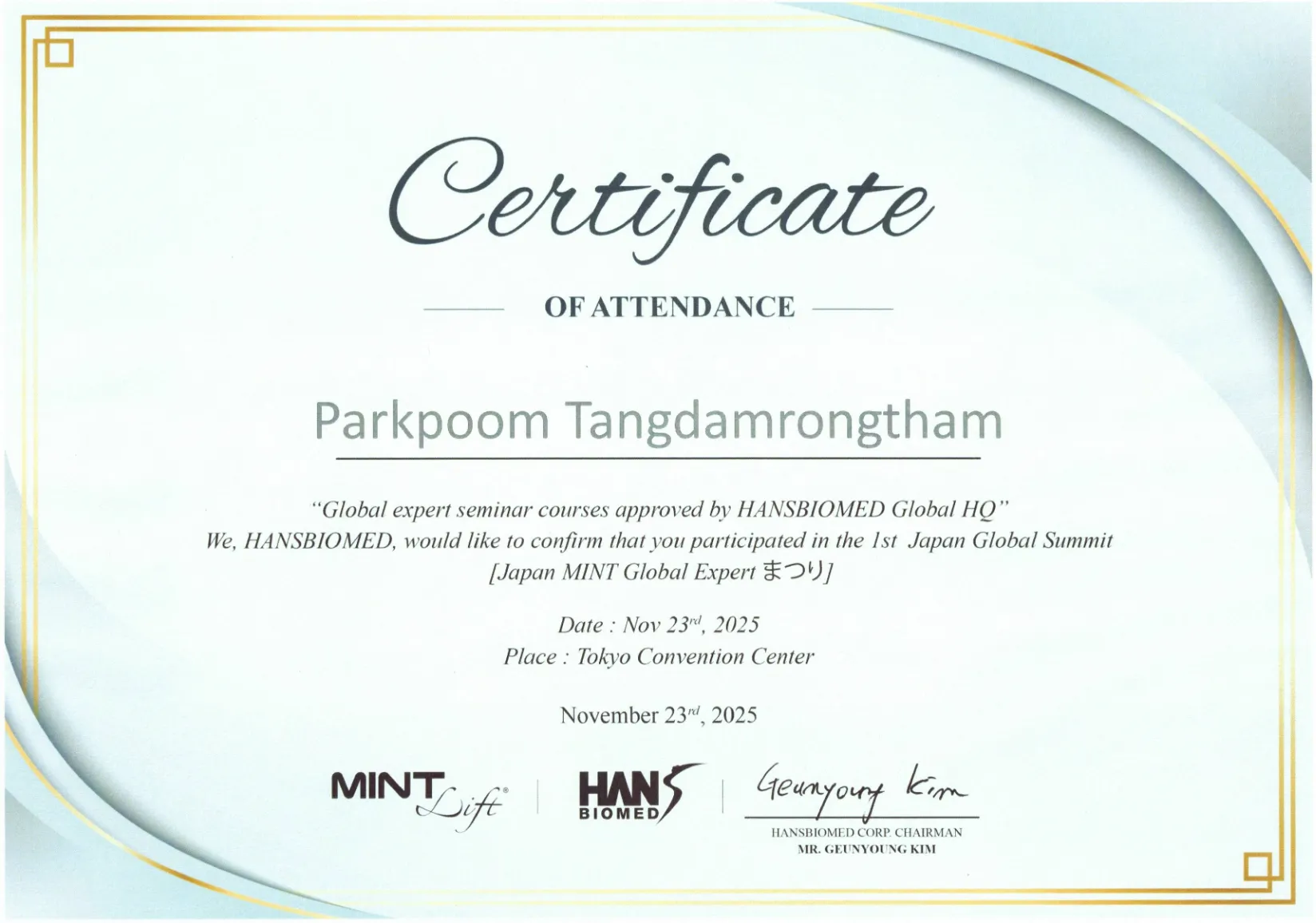 Mint · Tokyo Symposium 2025