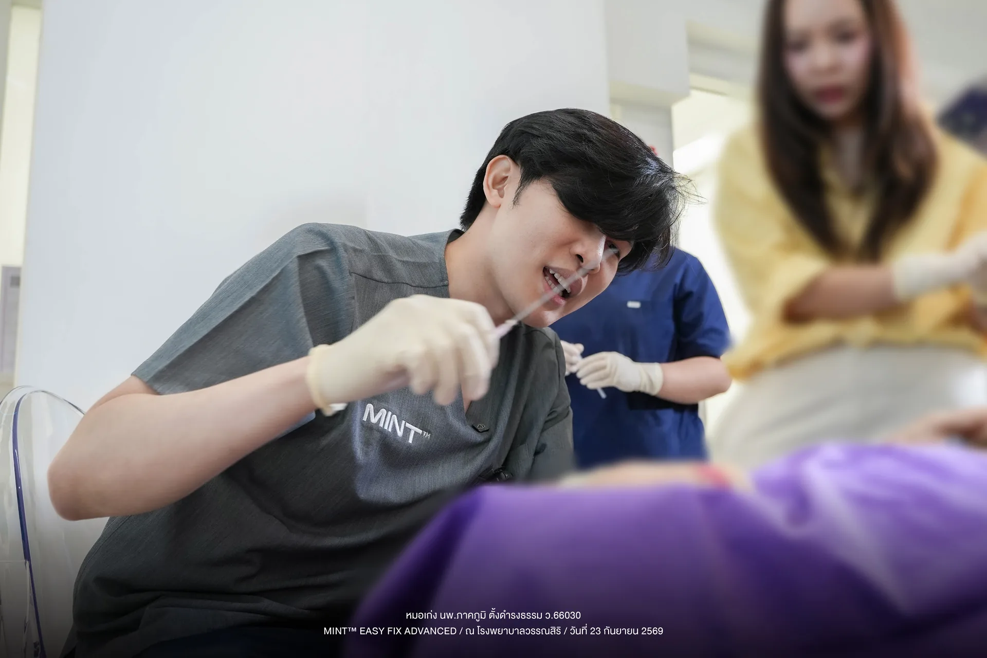 หมอเก่งให้คำแนะนำ Real-Time ระหว่างแพทย์ผู้เรียนร้อยไหมเหนียง