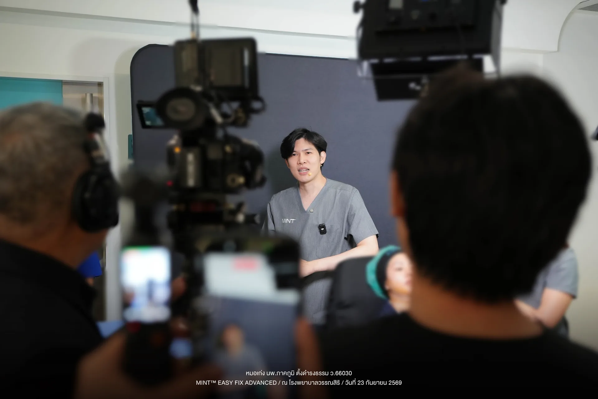 Live Demo หมอเก่งสาธิตร้อยไหมเหนียงแบบ Real-Time ให้แพทย์ผู้เข้าร่วมชม